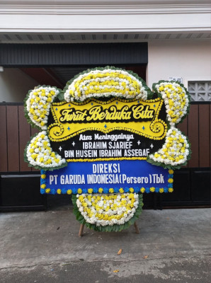 Papan Bunga Duka di Cikondang